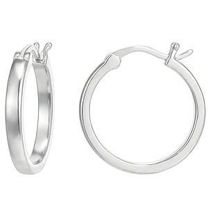 S925 Sterling Silver Hoop Earrings